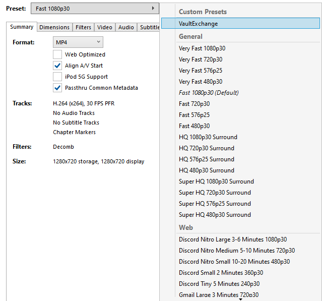 How To ReEncode Sportscode Video to Upload to Vault Exchange